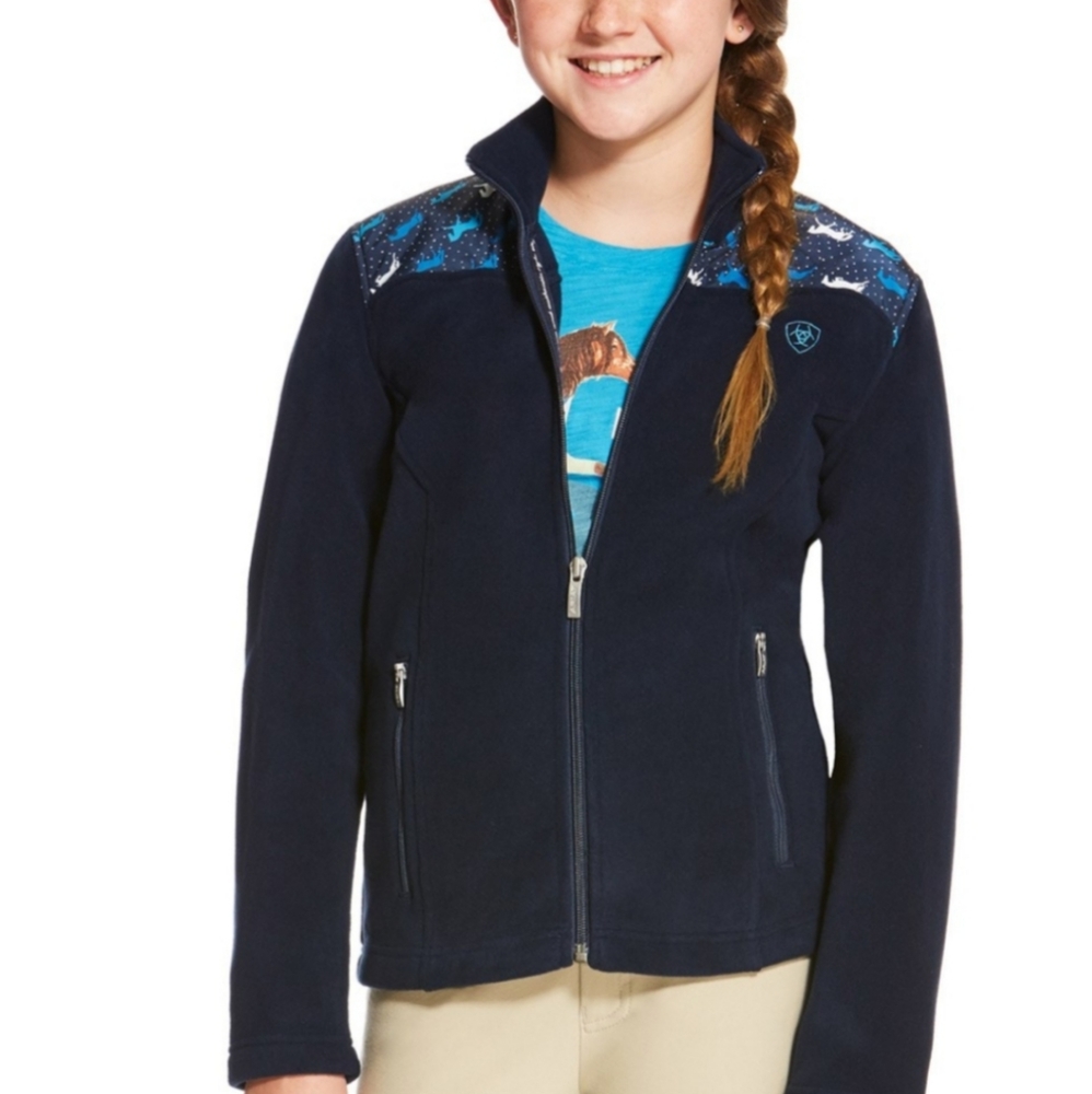 Ariat Girls Equestrian Fleece Jacket Size Medium10